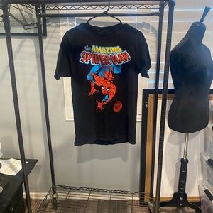 Marvel Black Cotton T-Shirt